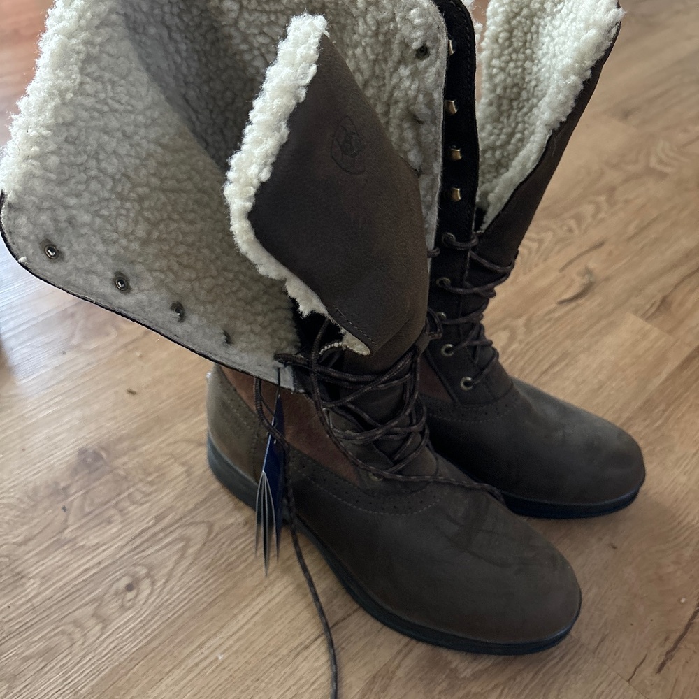 Ariat Brown Wythburn riding boots. Tall